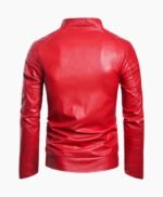 LA Knight WWE Red Leather Jacket