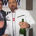 LA Knight WWE White Leather Jacket