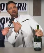 LA Knight WWE White Leather Jacket