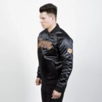 LA Lakers Forward Power Black Satin Jacket