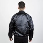 LA Lakers Forward Power Black Satin Jacket