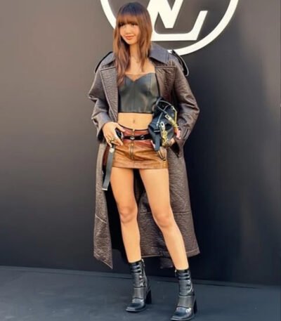 Lalisa Manobal Quilted Women Leather Coat