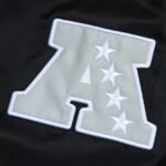 Las Vegas Raiders Gray and White Rib Bomber Black Jacket