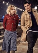 Last Christmas Kate (Emilia Clarke) Red Leather Jacket