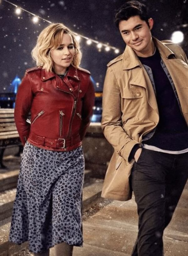 Last Christmas Kate (Emilia Clarke) Red Leather Jacket