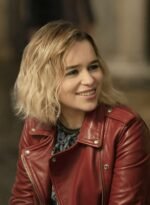 Last Christmas Kate (Emilia Clarke) Red Leather Jacket