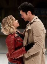 Last Christmas Kate (Emilia Clarke) Red Leather Jacket