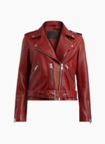 Last Christmas Kate (Emilia Clarke) Red Leather Jacket