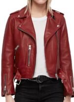 Last Christmas Kate (Emilia Clarke) Red Leather Jacket