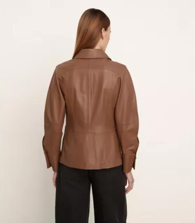 Leather Long Sleeve Jacket For Women