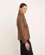 Leather Long Sleeve Jacket For Women