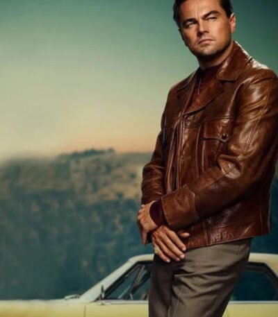 Leonardo Dicaprio Once Upon A Time In Hollywood Leather Jacket