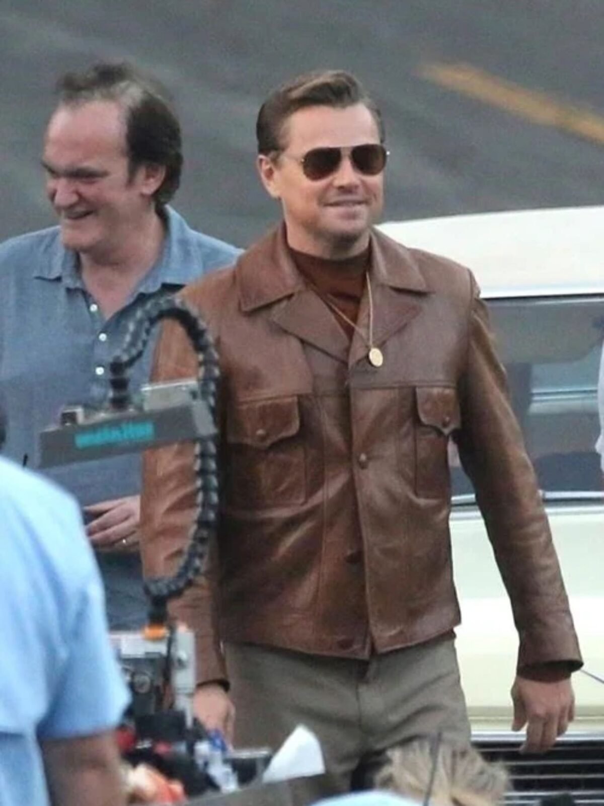 Leonardo Dicaprio Once Upon A Time In Hollywood Leather Jacket