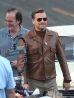 Leonardo Dicaprio Once Upon A Time In Hollywood Leather Jacket