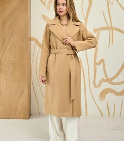 Light Camel Cashmere Coat