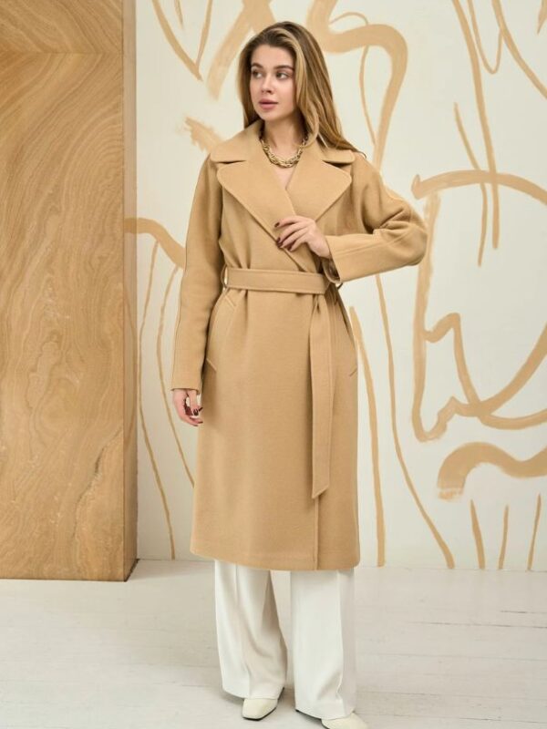 Light Camel Cashmere Coat