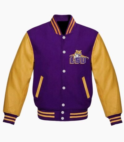 Louisiana State Tigers Purple and Gold Varsity Jacket
