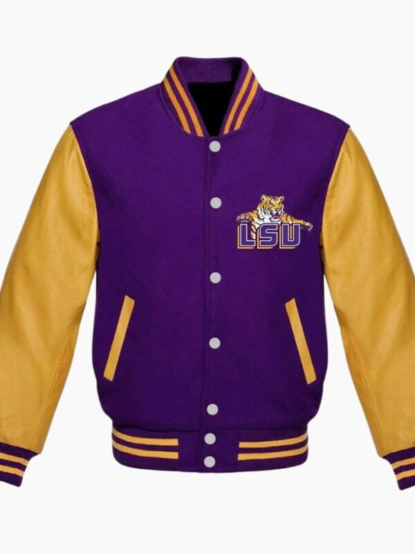 Louisiana State Tigers Purple and Gold Varsity Jacket
