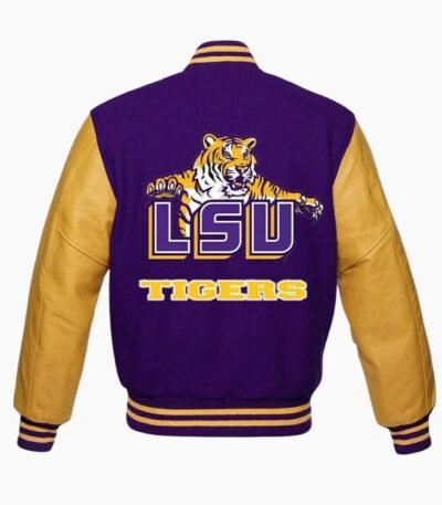 Louisiana State Tigers Purple and Gold Varsity Jacket