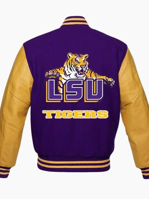 Louisiana State Tigers Purple and Gold Varsity Jacket