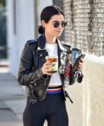 Lucy Hale Black Genuine Leather Jacket