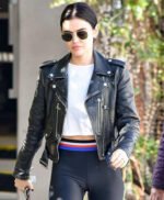 Lucy Hale Black Genuine Leather Jacket