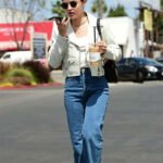 Lucy Hale White Leather Jacket