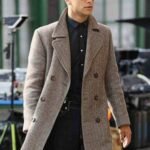Luke Pasqualino Wool Vibrant Trench Coat