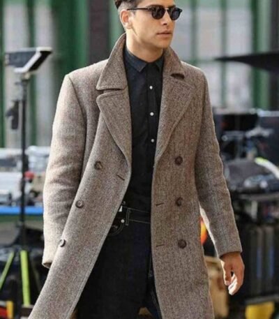 Luke Pasqualino Wool Vibrant Trench Coat