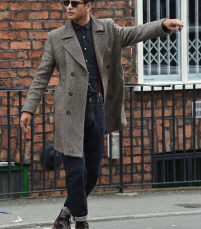 Luke Pasqualino Wool Vibrant Trench Coat
