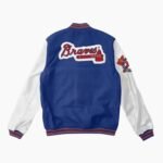MLB Atlanta Braves Blue Wool Jacket