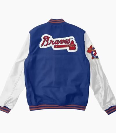 MLB Atlanta Braves Blue Wool Jacket