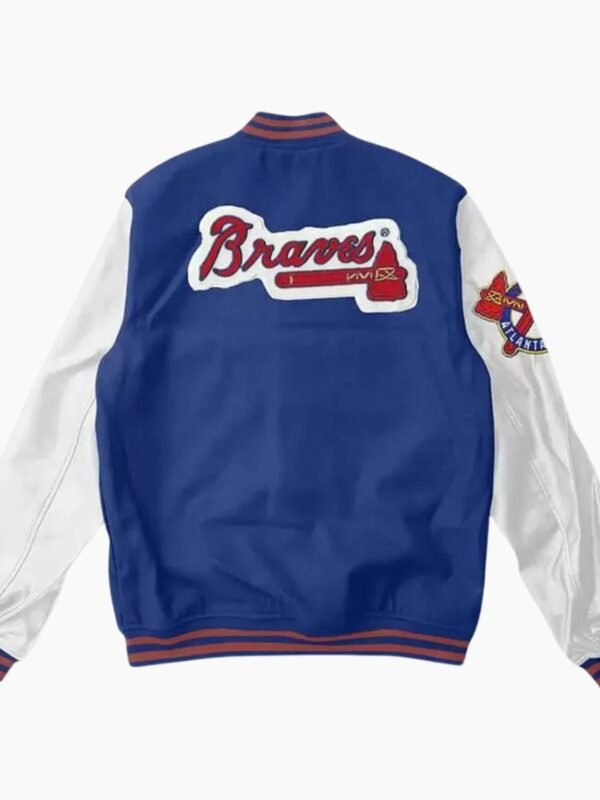 MLB Atlanta Braves Blue Wool Jacket