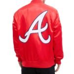 MLB Atlanta Braves Satin Jacket Men and Women