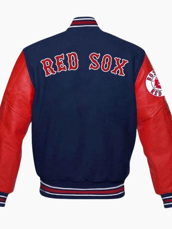 MLB Boston Red Sox Wool and Leather Varsity Jacket