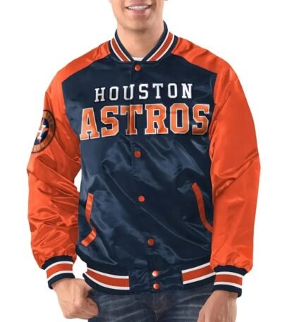 MLB Houston Astros Satin Jacket Men and Women