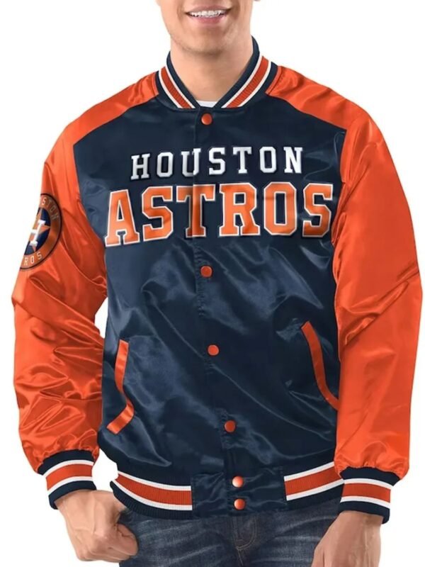 MLB Houston Astros Satin Jacket Men and Women