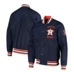 MLB Houston Astros The Jett III Satin Varsity Jacket