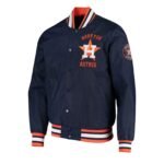 MLB Houston Astros The Jett III Satin Varsity Jacket