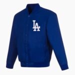 MLB Los Angeles Dodgers Blue Wool Varsity Jacket
