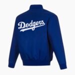 MLB Los Angeles Dodgers Blue Wool Varsity Jacket