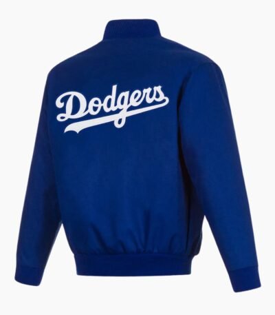 MLB Los Angeles Dodgers Blue Wool Varsity Jacket