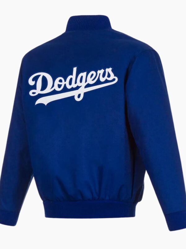 MLB Los Angeles Dodgers Blue Wool Varsity Jacket