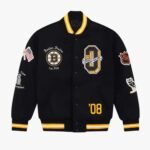 MLB OVO Boston Bruins Varsity Jacket