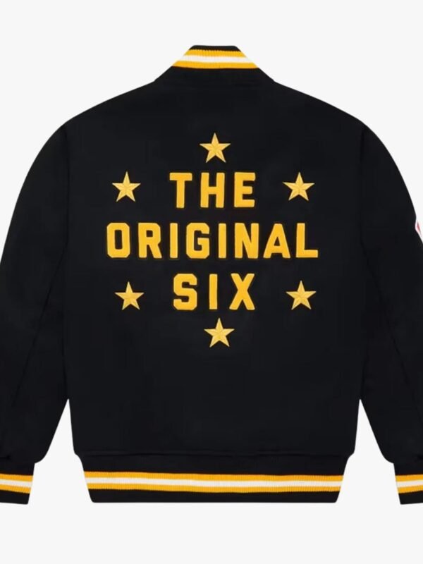 MLB OVO Boston Bruins Varsity Jacket