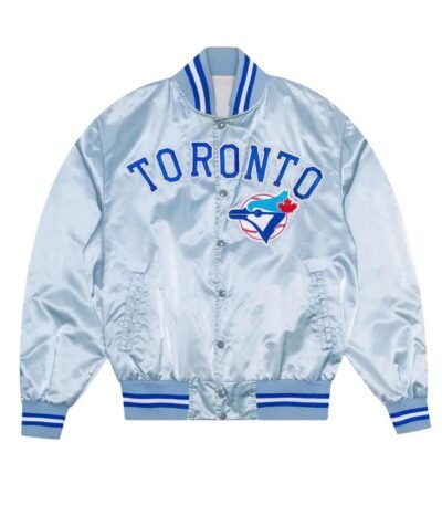 MLB Toronto Blue Jays Satin Jacket Men and Women