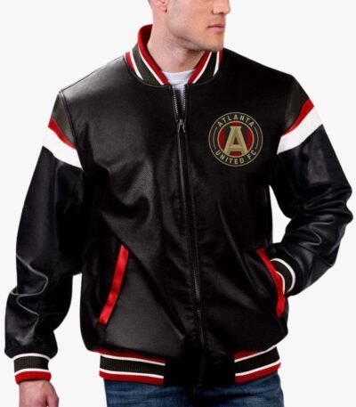 MLS Atlanta United FC Varsity Leather Jacket