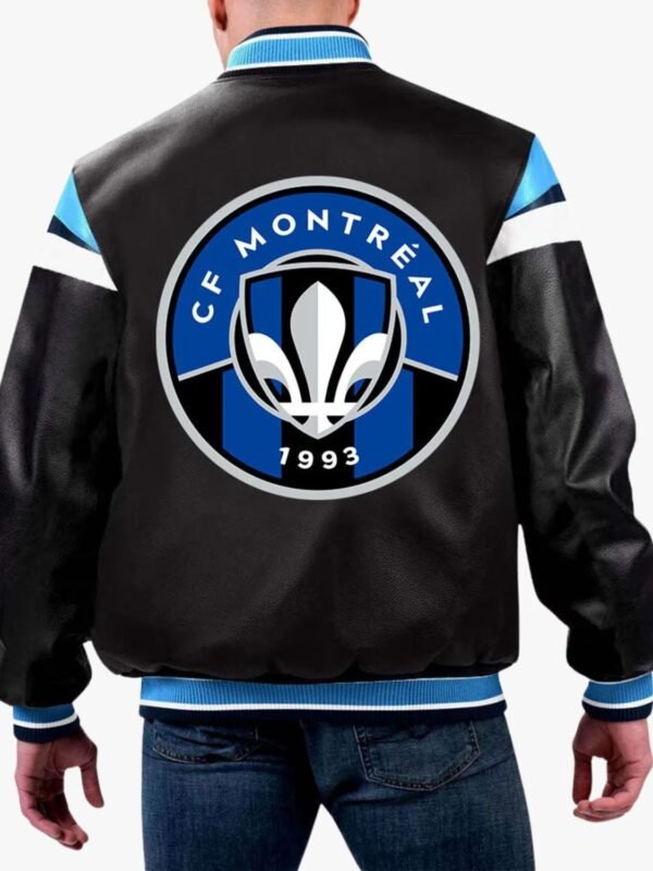 MLS CF Montreal Varsity Leather Jacket