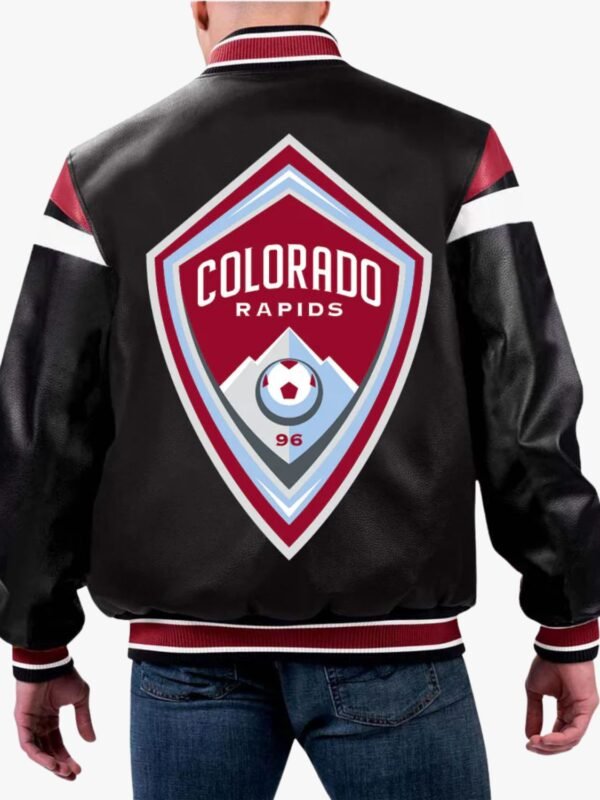 MLS Colorado Rapids Varsity Leather Jacket
