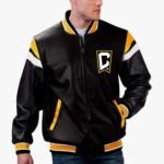 MLS Columbus Crew Varsity Leather Jacket